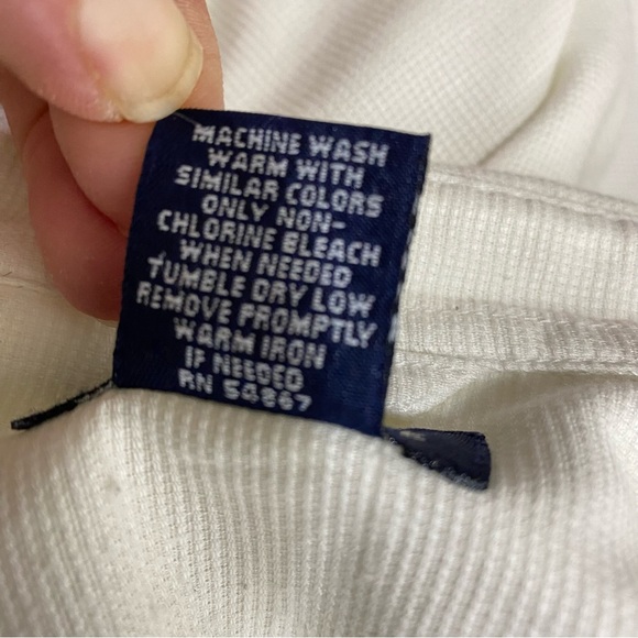 Structure Men’s Off-White Textured Cotton Long Sleeve Button Down - Picture 7 of 7
